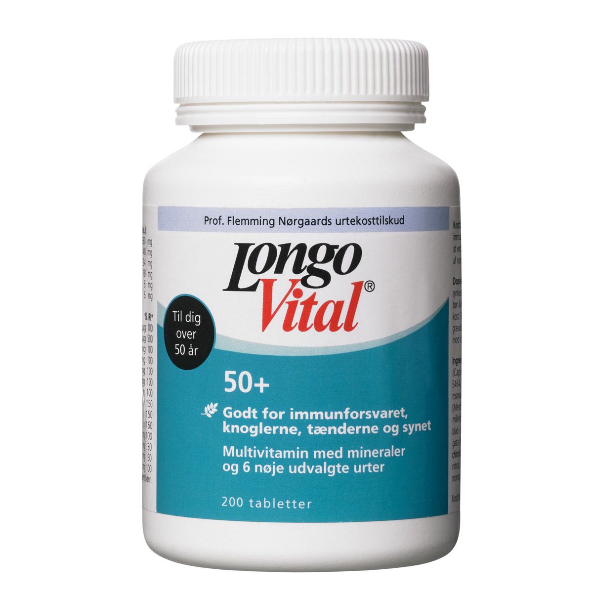 Köp Longo Vital 50+ - 200 Tabletter På Med24.se