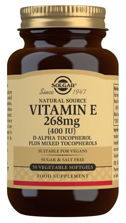Köp Solgar E Vitamin 268 Mg 50 Kapslar 8368