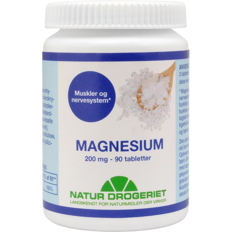 Köp Natur Drogeriet Mega Magnesium 200 Mg 90 Tabletter Hos