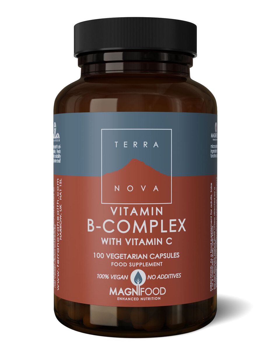 Kop Terranova B Complex Vitamin C 100 Kaps Pa Med24 Se