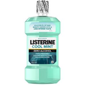 Listerine Cool Mint Mouthwash Zero Alcohol 1.5 Liter - Body One