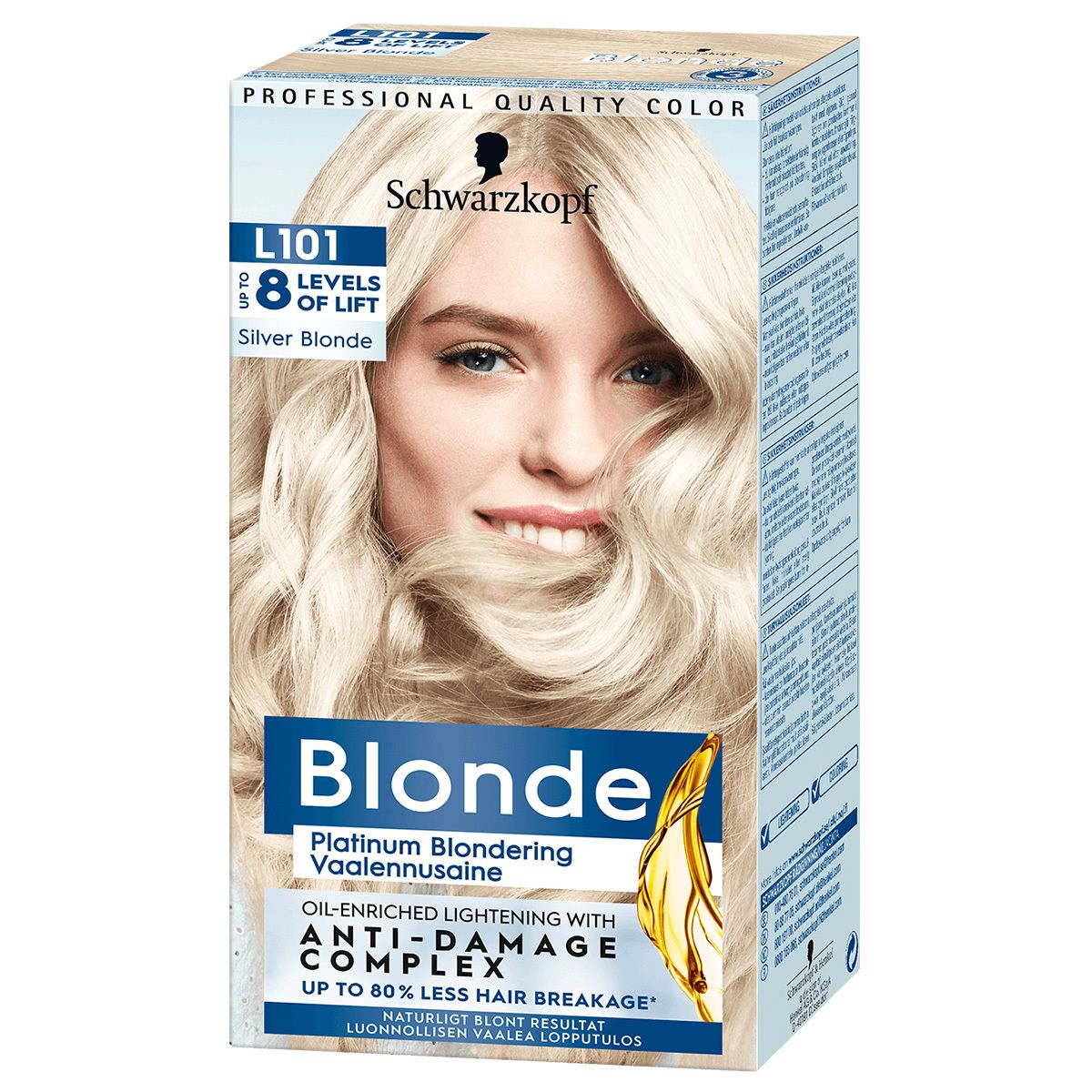 Köp Schwarzkopf Blonde L101 Silver Blond På 3273